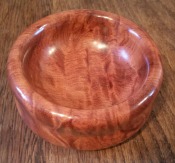 Stunning hand turned hardwood wooden bowl by Wood Cave