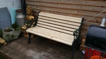 Garden bench by Wood Cave