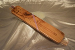 Handmade joss stick incense holder in spalted beech by Wood Cave