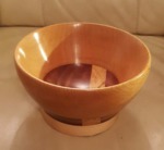 Oak sapele and ash bowl by Wood Cave