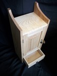 Ash bathroom cabinet by Wood Cave