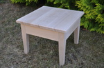 Engraved ash stool by Wood Cave