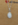 0.3ct Coober Pedy Australian precious white opal pendant necklace